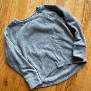 Never worn! Old Navy gray pullover fleece shirt